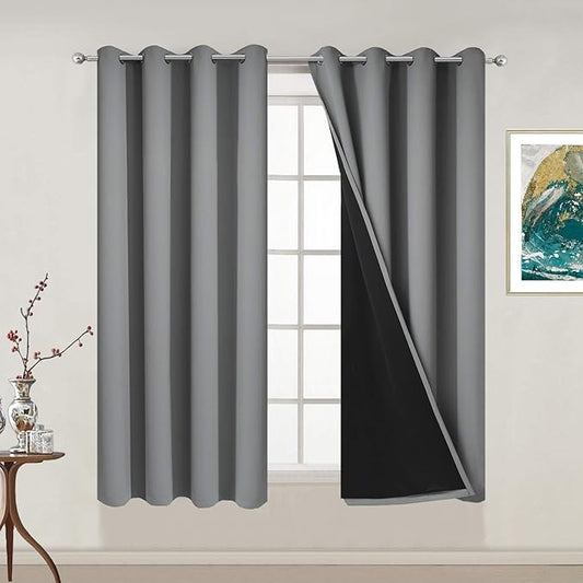Yakamok Thermal Insulated 100% Blackout Curtains