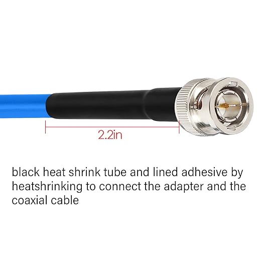 XRDS -RF 100FT SDI Cable, 3G/6G-SDI Cable BNC Digital Video Cables 75 Ohm RG59 BNC Male Cables for 3G/6G HD SDI Monitor Video Recorder Converter Splitter Security Camera