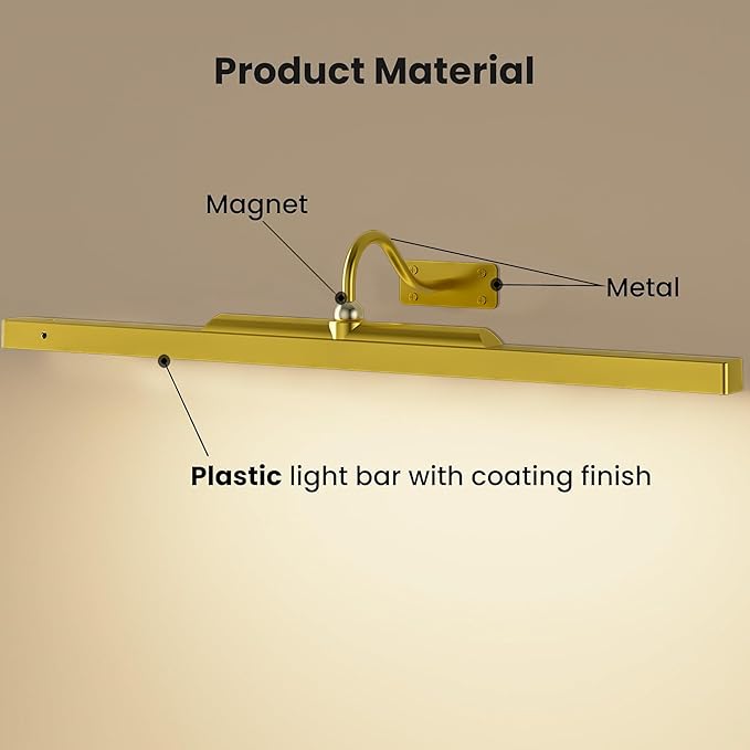 24 Inch Battery Powered Picture Light 6000mAh