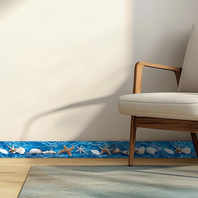 HOMETITUTE Wallpaper Border 4x196 Inch Peel and Stick Wall Border Wallpaper
