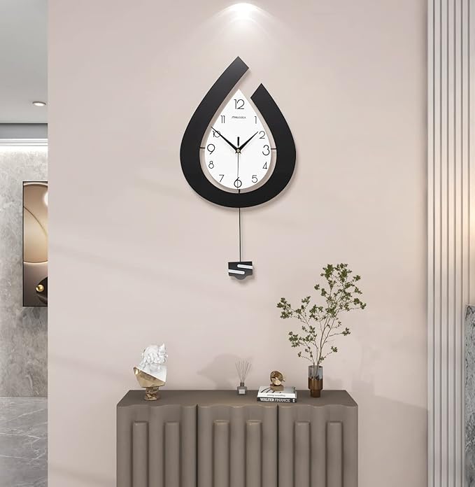 Large Decorative Wall Clock for Living Room Decor Big Pendulum Modern Wall