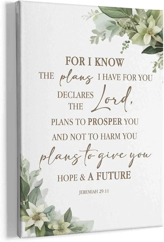 HIWX Christian Bible Verses Wall Decor,