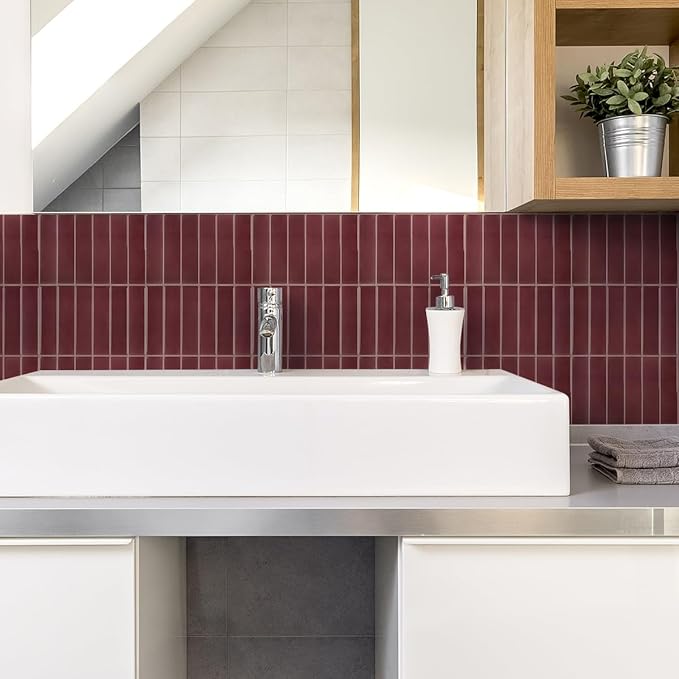 Peel and Stick Backsplash 3D Wall Tiles, Self-Adhesive, Oil Proof, Waterproof