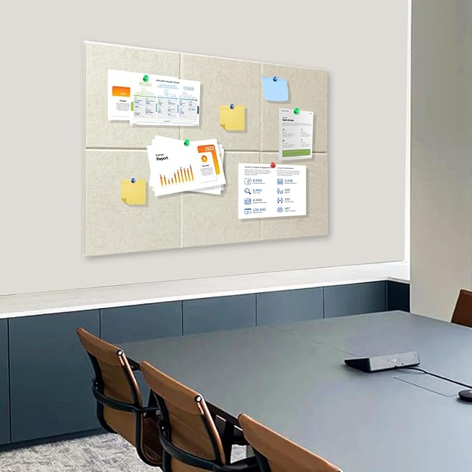 Large Cork Board Tiles for Wall