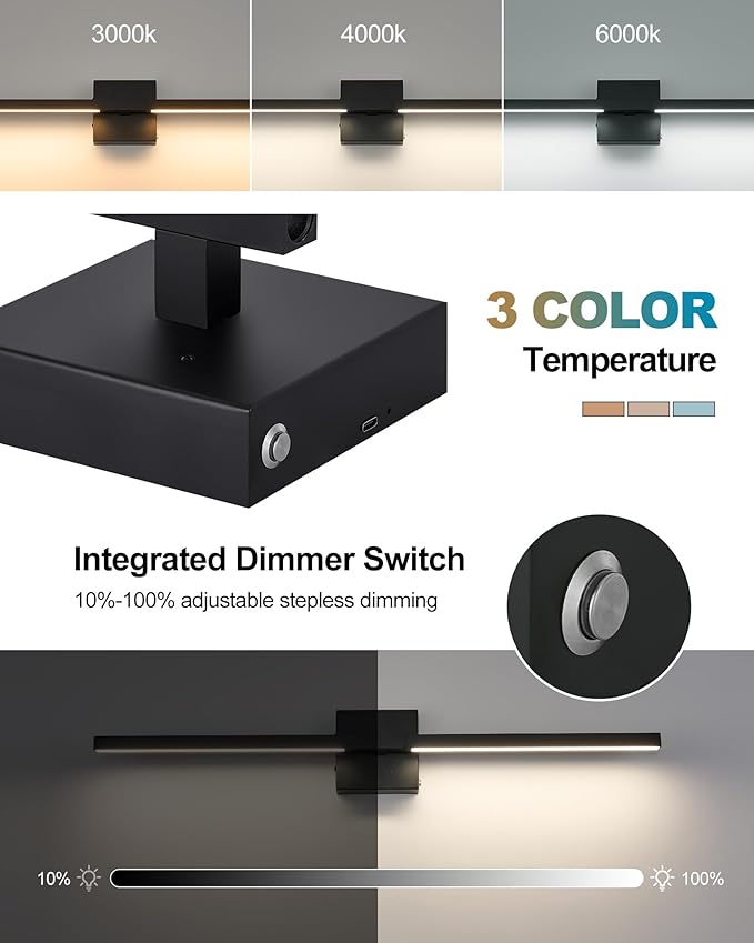 8000mAh Battery Operated Wall Sconce