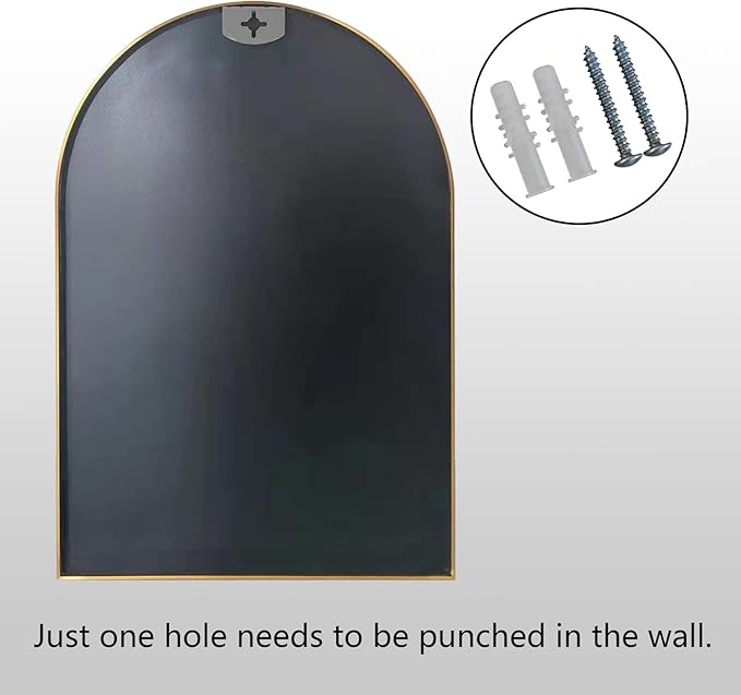 HARRITPURE Wall Mounted Mirror Arch Mirror