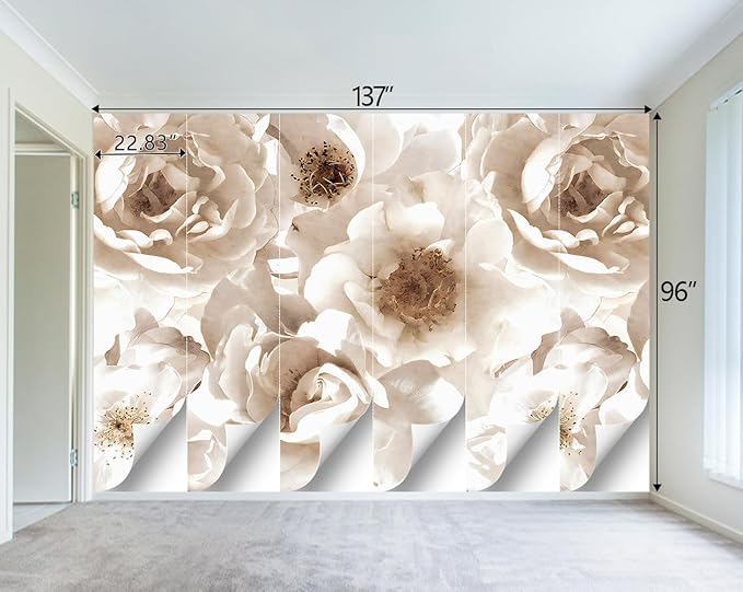 Floral wallpeper for Girls Bedroom Modern Flower Living Room wall Mural