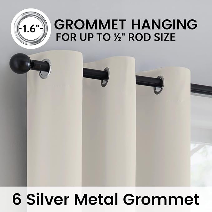 SimpleHome 100% Blackout Curtains