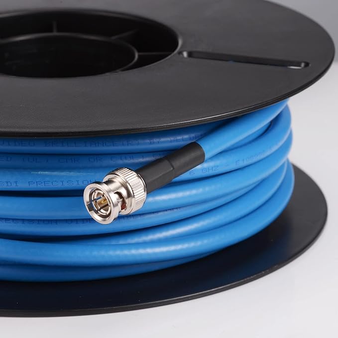 Superbat SDI Cable 50ft BNC Cable 75 Ohm Belden 1694A 3G/6G/12G SDI Camera Wire,Support 3G-SDI/6G-SDI/4K/6K Video Recorder Camera Monitor Converter Audio Broadcast etc.