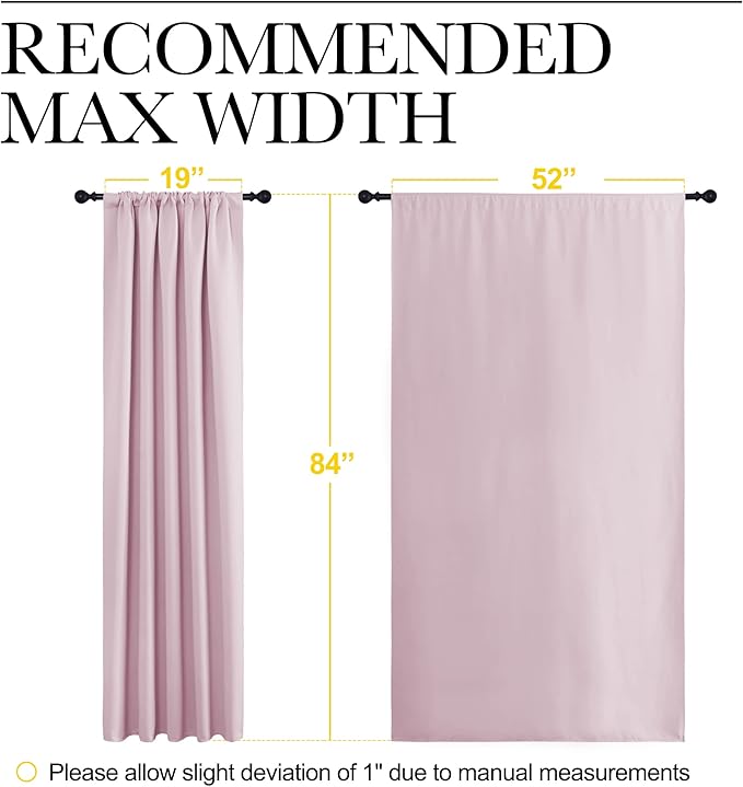NICETOWN Living Room Curtains for Window