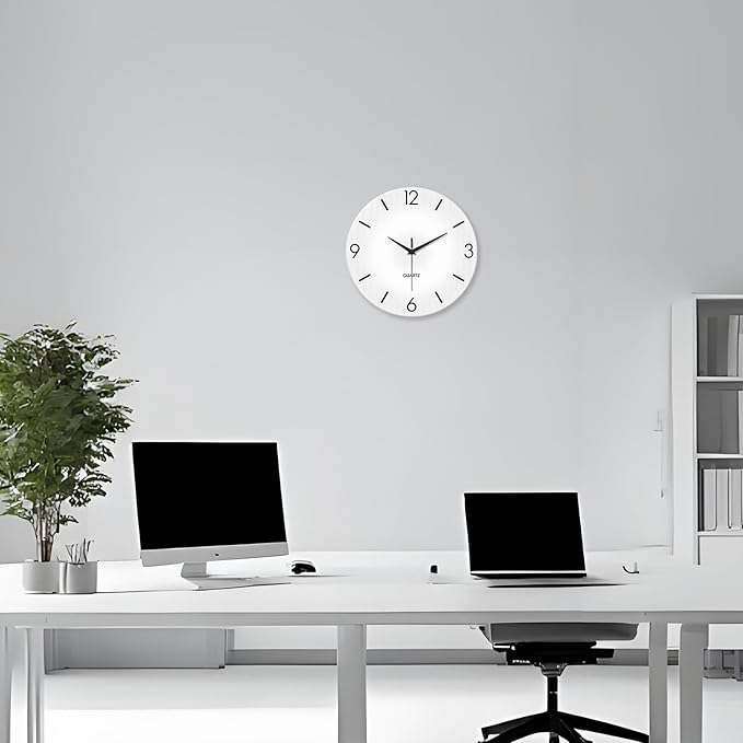 XFM Modern Simple Wall Clock 16 Inch Silent Wall Clocks Battery Operated Big