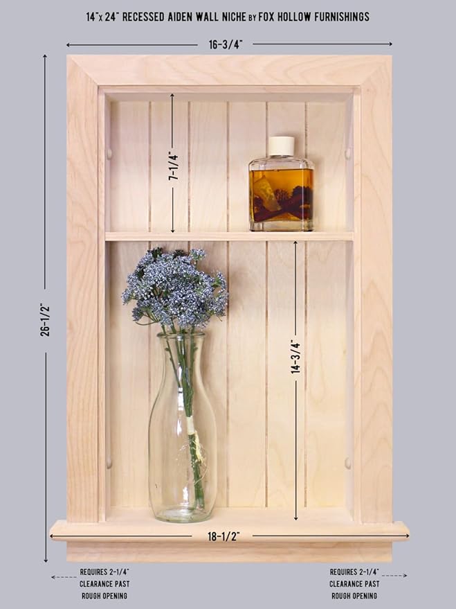 14x24 Recessed Aiden Wall Niche