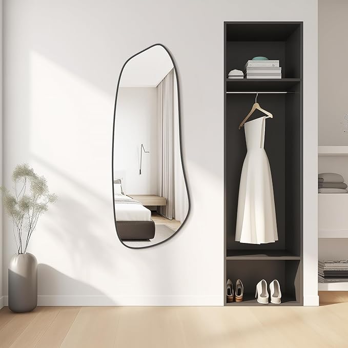 WallBeyond Irregular Wall Mirror, Asymmetrical Mirror Wall Mounted