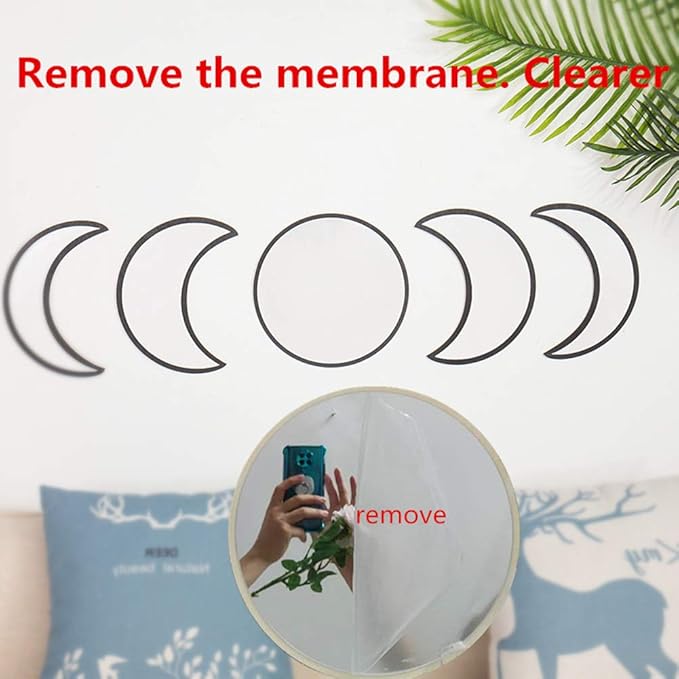 5 Pieces Scandinavian Natural Decor Acrylic Wall Decorative Interior Design