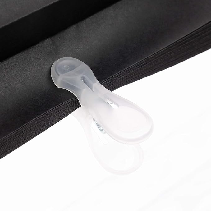 Changshade 12 Pack Temporary Shades, Pleated Paper Blinds