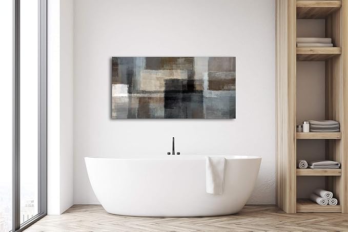 Cao Gen Decor Art A62462 Canvas Prints Abstract Wall Art Print Paintings Grey