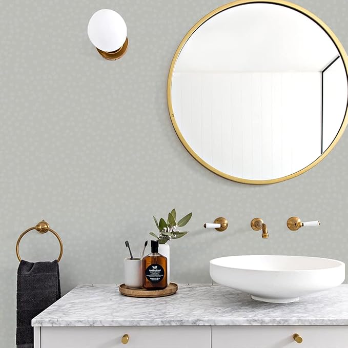 Jeweluck Dot Peel and Stick Wallpaper
