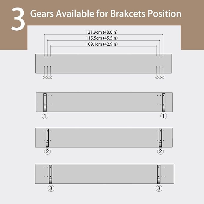 DINZI LVJ Long Wall Shelves, 55.1Inch Wall Mounted Shelves Set of 2, Extra