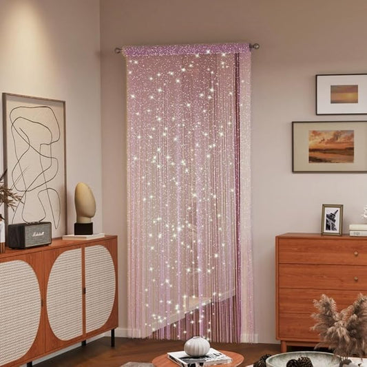 ave split Decorative Door String Curtain Wall Panel Fringe Window Room Divider