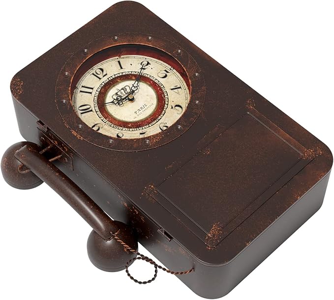 Abdurey Retro Old Telephone Wall Clock