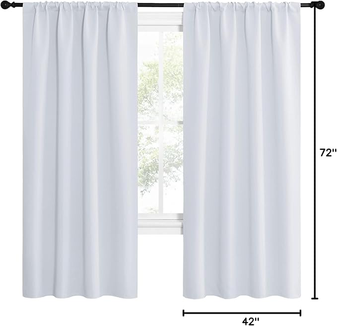 NICETOWN Kitchen Room Darkening Curtains