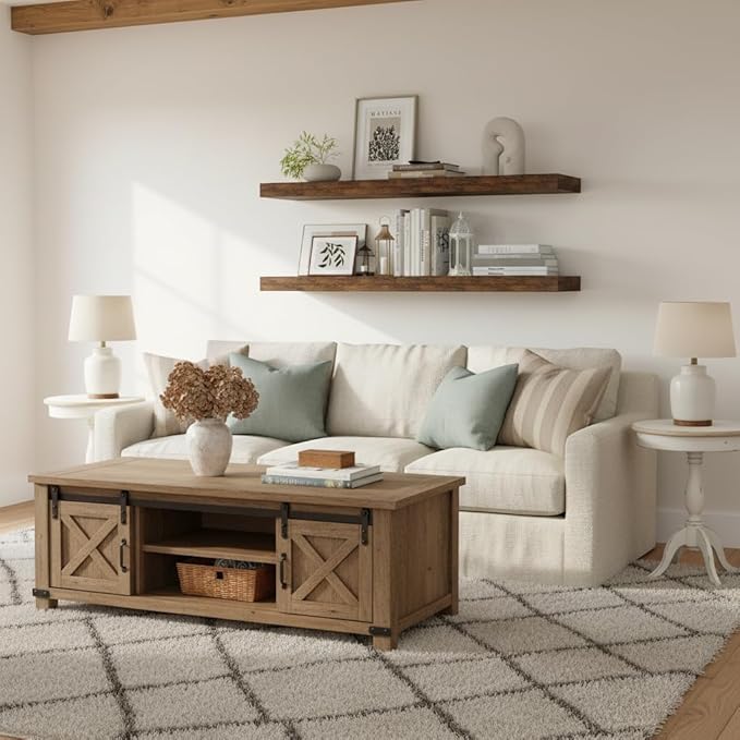 Vivelove 12" Deep Floating Shelves