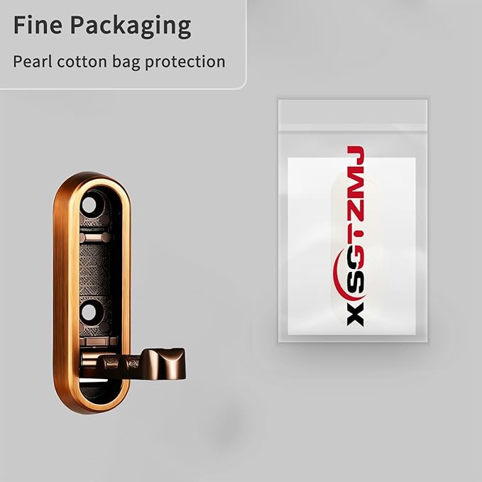 4PCS Foldable Wall Hooks, Flip Down Design