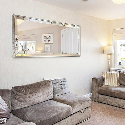 Chende 22" X 47" Angled Large Wall Mirror