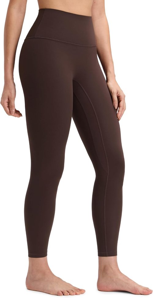 CRZ YOGA Yoga Leggings - Buttery Soft High Waisted No Front Seam 25" for Comfortable Pilates Workouts