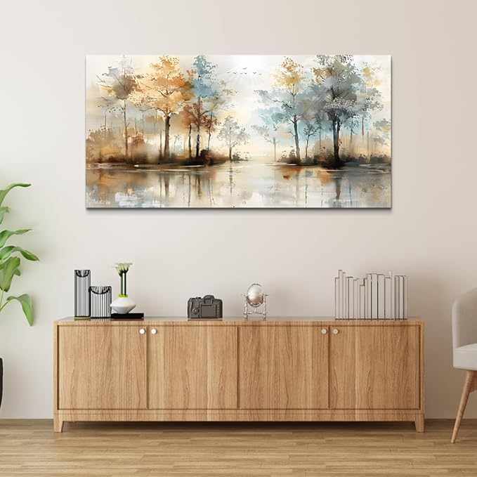 Lapremoly Boho Wall Decor For Living Room Framed Wall Art for Bedroom Abstract