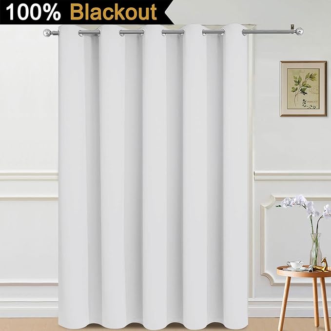 Yakamok 100% Blackout Lined Panels, Thermal Insulated Blackout Curtains