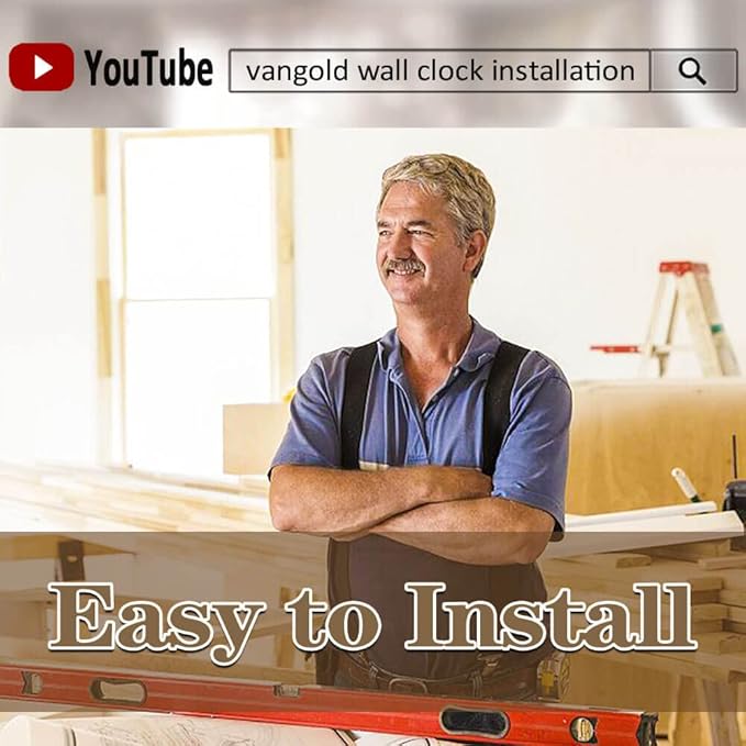 VANGOLD Wall Clock Large Wall Clock