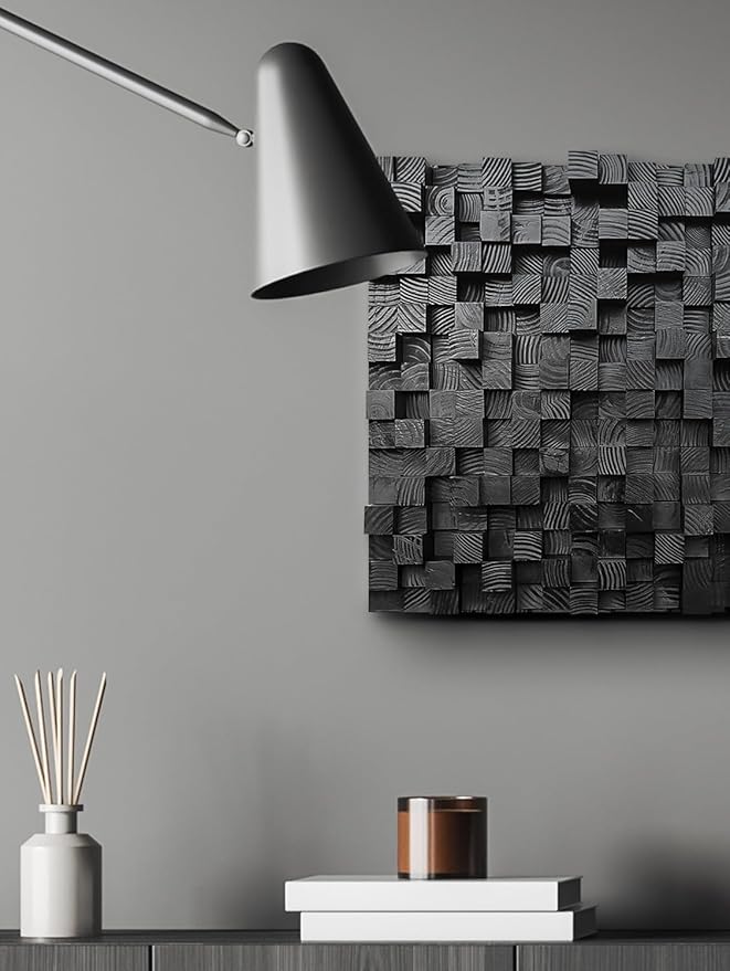 Lukelli 3D Wall Art, Sound diffusing panel, Studio Sound diffuser, Modern Wall