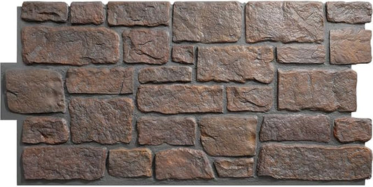 EverStone Cobblestone Faux Stone Panel, Arizona Desert Color