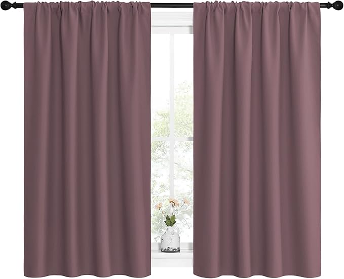 NICETOWN Kitchen Curtains, Short Blackout Curtains & Drapes, Home Decoration