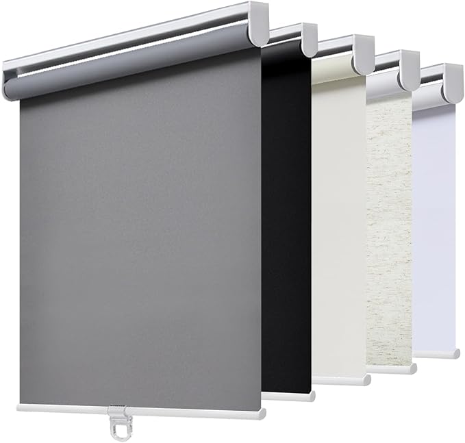 AOSKY Cordless Roller Shades Blackout Blinds