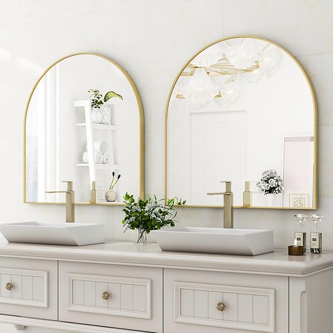 XRAMFY Arched Bathroom Mirror 32" x 34"