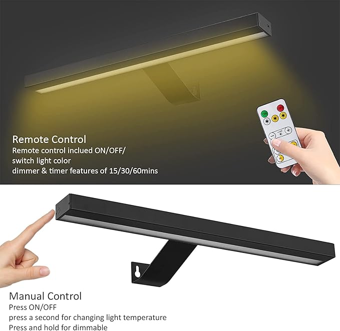 MIOBLUE Wireless Picture Lights, Rechargeable Battery Art Display Light