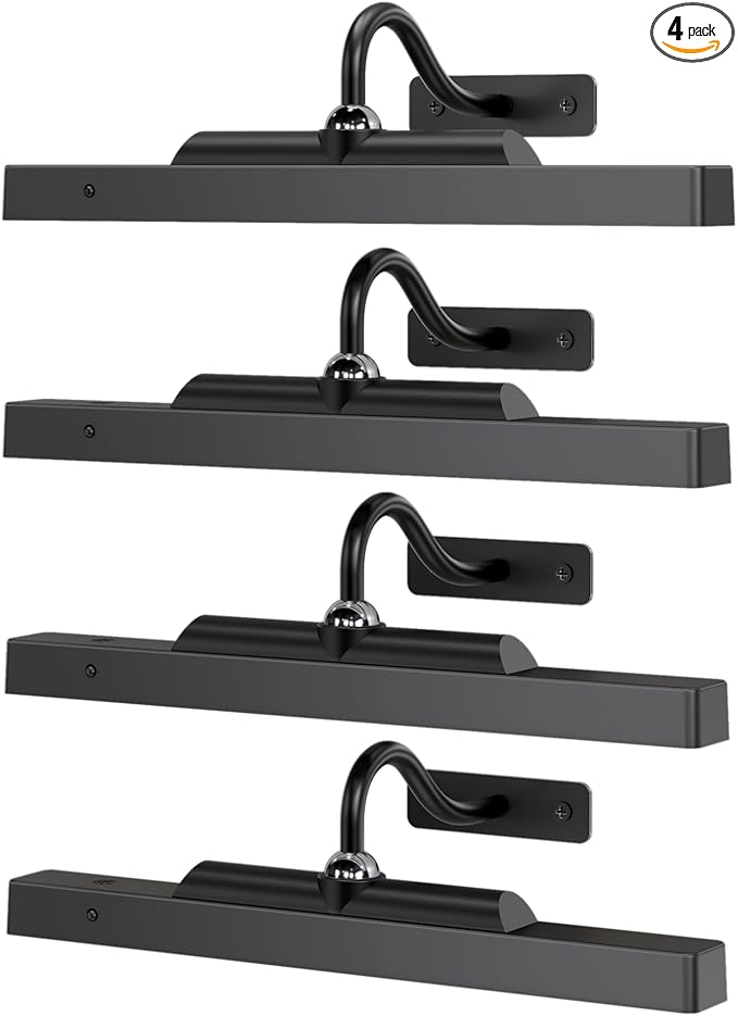 Art Frame Picture Light 4Pack, Remote Control Timer 3 Color Temps