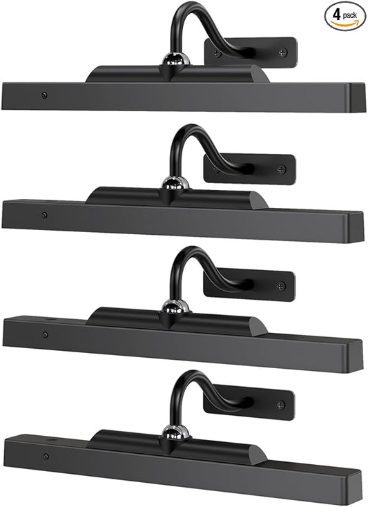 Art Frame Picture Light 4Pack, Remote Control Timer 3 Color Temps
