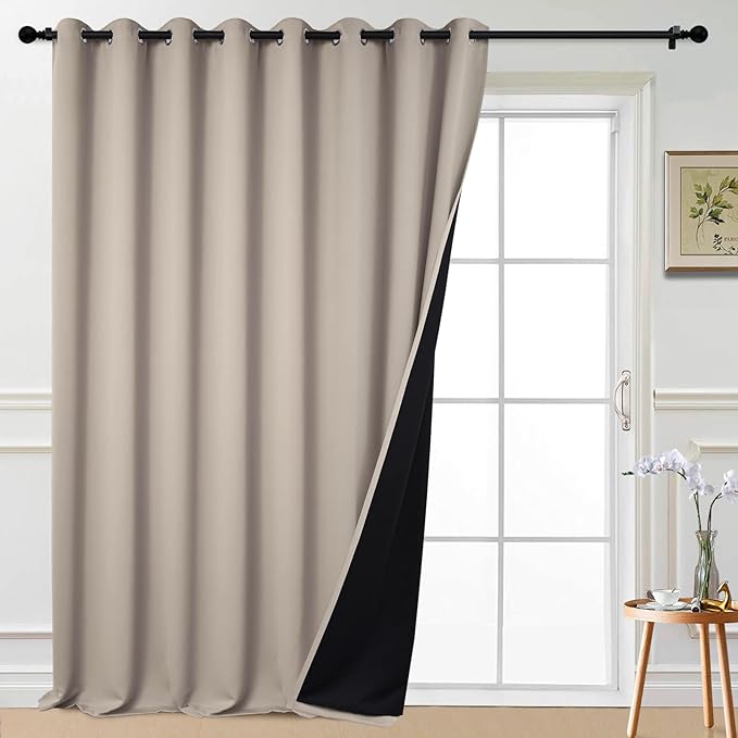 Yakamok Extra Wide 100% Blackout Curtains