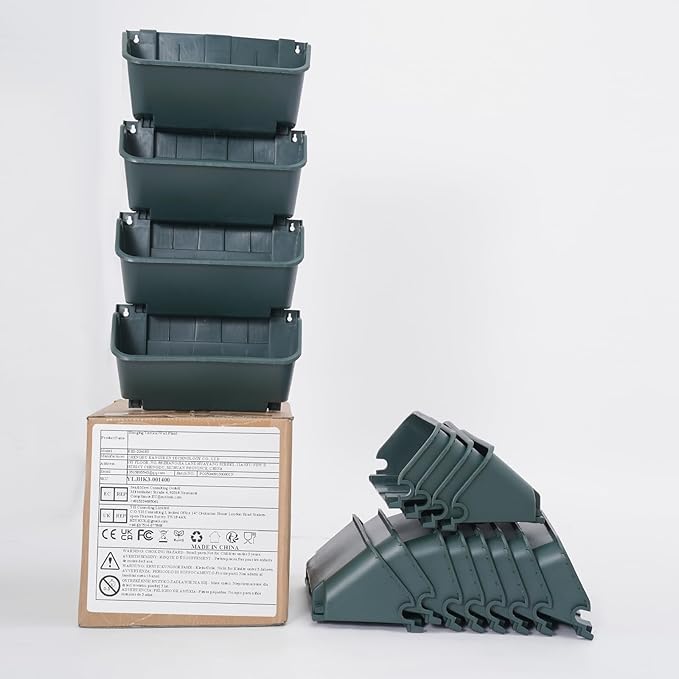 16 Pack Vertical Garden Planter, 13 inch Wall Mounted Planter