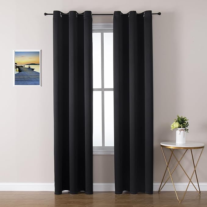 ChrisDowa Blackout Curtains 78 inches Long