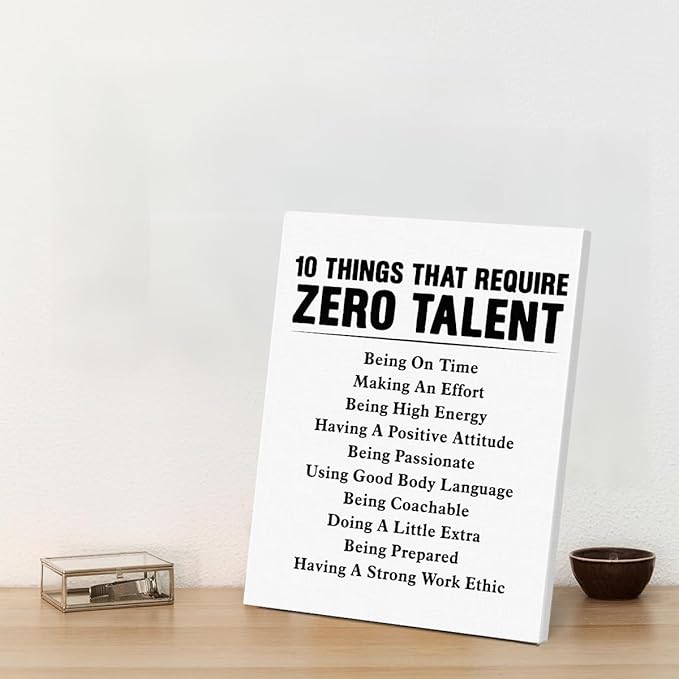 Motivational Wall Art, Inspirational Quote Wall Decor Leadership Gifts