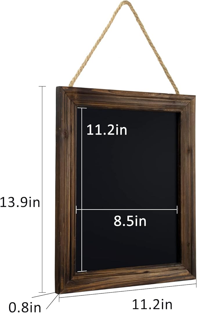 SANY DAYO HOME Rustic Wall Hanging Magnetic Chalkboard Signs 14 x 11 inches
