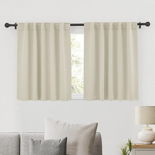 RYB HOME Bathroom Curtains Blackout