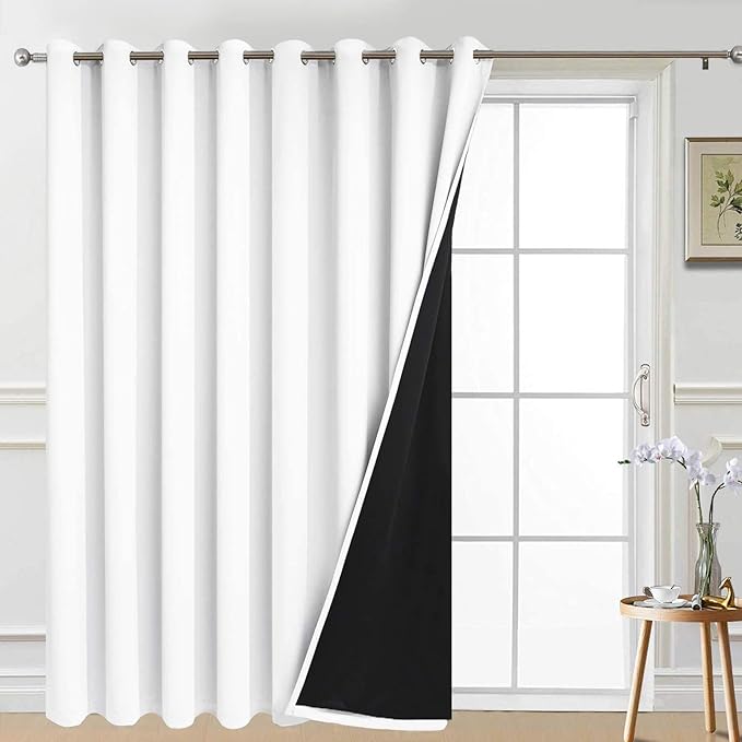 Yakamok Extra Wide Blackout Full Shading Curtains