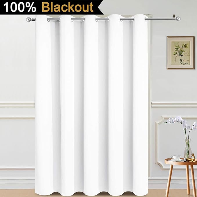 Yakamok 100% Blackout Lined Panels, Thermal Insulated Blackout Curtains
