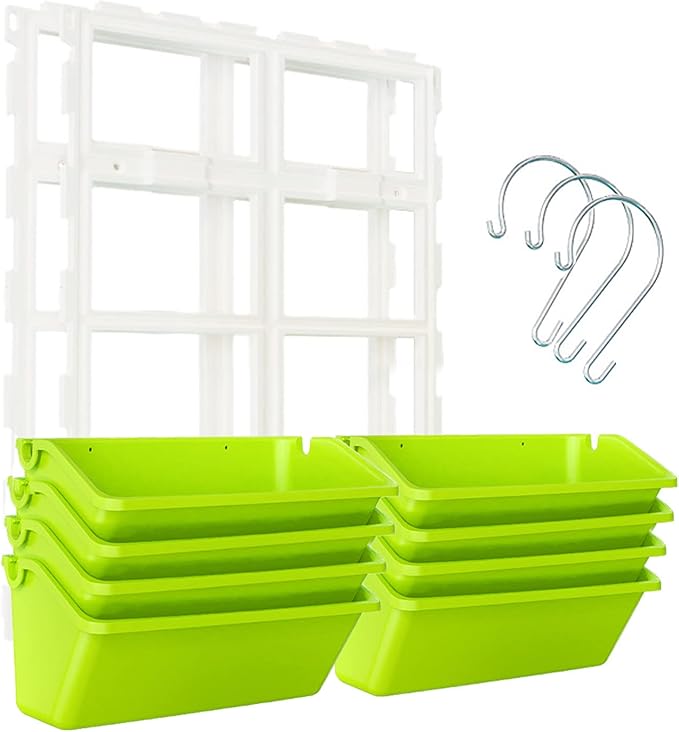 Kaibrite 8 Pockets Vertical Garden Wall Planter Raised Beds Hanging Planter