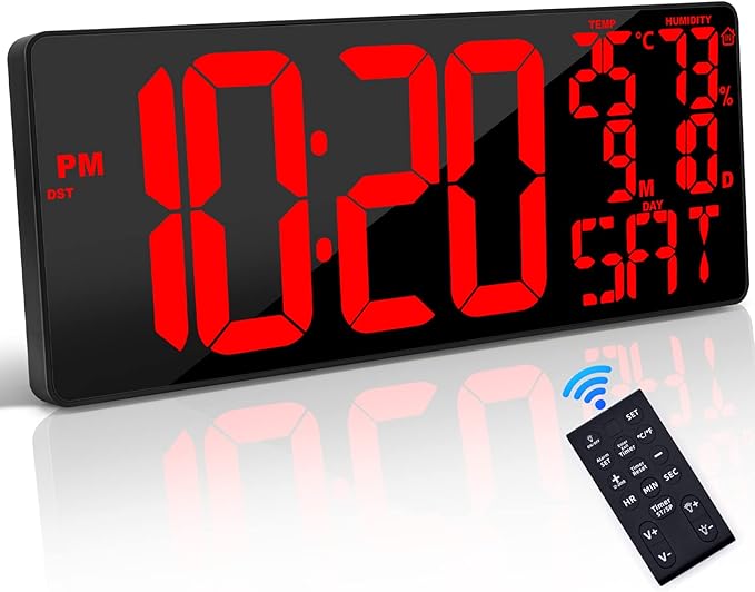 18" Large Digital Wall Clock